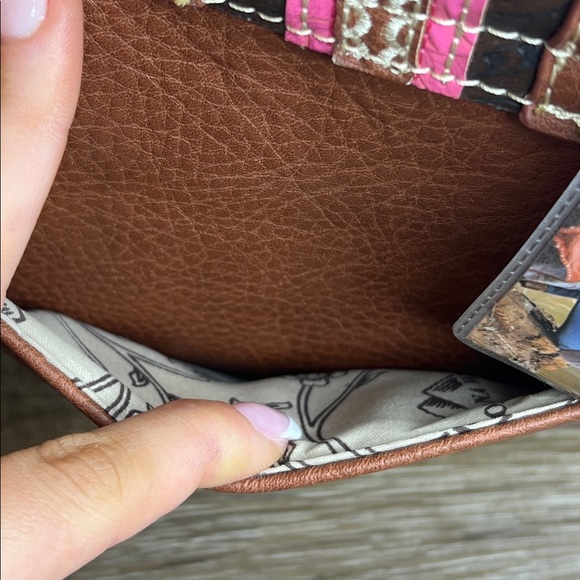 Montana West Brown & Pink Western Studded Tote Handbag NWT - Picture 6 of 16